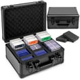 thumbnail image 1 of ULTRGEE Boîte de Rangement pour Cartes de Sport, Étui de Rangement pour Cartes Classées - Contient jusqu'à 300+ Cartes de Sport, Étui de Rangement pour Cartes PS (3 Rangées), 1 of 7