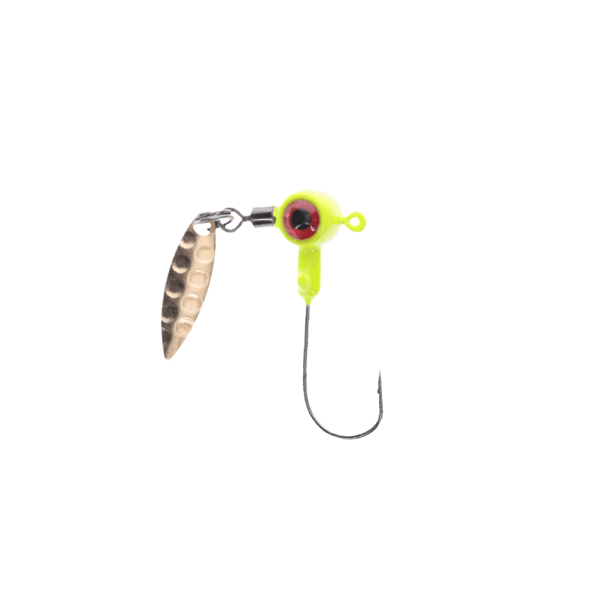 Strike King SS Spins - Crappie Heads 1/8 Chartreuse