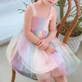 thumbnail image 4 of Baby Girl Princess Dress Sleeveless Mesh Tulle Tutu Dress Photograph Outfit Clothtes Kids Summer Beach Sundress, 4 of 6