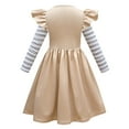 thumbnail image 2 of Rongking Girls Megan Cosplay Dress Flutter Sleeve Halloween Fancy Dress 4-10T, 2 of 7