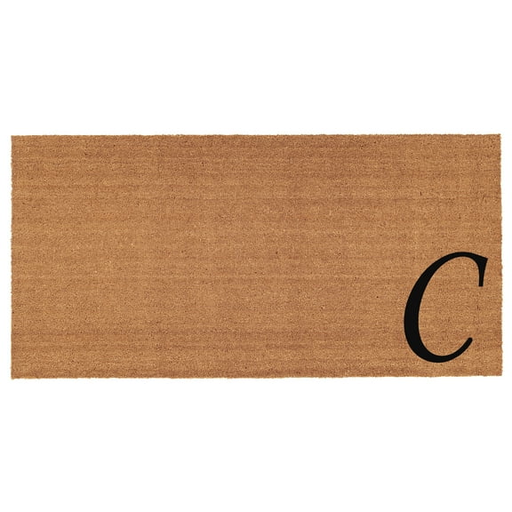 Calloway Mills Urban Chic Monogram Doormat, 30" x 48" (Letter C)