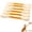 6pcs Orange, variant on 2026 New 6 Pack Cat Qtip Toy, Cotton Swabs Giant Q Tip Cat Toy with Catnip, Cute Cat Toys Interactive Kitty, Soft Plush Cat Kick Stick Cat Lover Gift for Indoor Cats