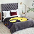 thumbnail image 5 of Manta polar de Pesadilla antes de Navidad, súper suave y acogedora, manta de franela ligera y cómoda, manta de felpa cálida para sofá, cama, 50 x 70 pulgadas, 5 of 5