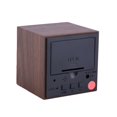 thumbnail image 3 of Modern Wooden Wood Digital LED Desk Alarm Clock Thermometer Timer Calendar, 3 of 6