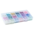 thumbnail image 2 of 1Box 1250Pcs Glass Beads Round Mixed Color 4~8x4~7.5mm Hole: 1~1.6mm, 2 of 7