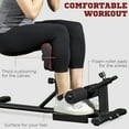 thumbnail image 4 of Sissy Squat Machine for Home Gym - Adjustable Glute & Quad Workout Station with Foam Rollers (Black), 4 of 10
