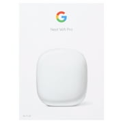 Google Nest Wifi Pro AX de Triple Banda Bluetooth de Baja EnergÃa (BLE), Router de Malla Wifi 6e con Adaptador de Corriente de 22 W, Cable Ethernet (6.5 ft), GuÃa de Inicio Rápido, Seguridad GA03030-US 1 Pack
