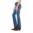 thumbnail image 2 of WallFlower Women's Luscious Curvy Bootcut Mid-Rise Insta Stretch Juniors Jeans (Standard and Plus), 2 of 9