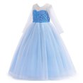 thumbnail image 4 of Girls Elsa Cinderella Costume Princess Dress Party Halloween Birthday Dress up, 4 of 6