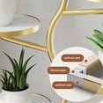 thumbnail image 4 of Homhougo 5 Tier Plant Stand, Metal Flower Pot Shelf Holder Clearance, Outdoor Display Rack Flower Pot Stand for Multiple Plants for Patio Garden Balcony Living Room Bedroom, 4 of 6