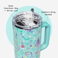 thumbnail image 5 of Insulated Tumbler with Handle and Straw Triple Insulated Leakproof BPA Free 40 Ounces Ariel, 5 of 6