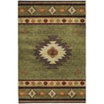 thumbnail image 2 of Addison Rugs Dream Shag Premium Machine Washable Transitional Aztec Green Rectangle Rug, 9' x 12', 2 of 8