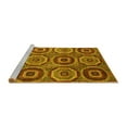 thumbnail image 2 of Ahgly Company Machine Washable Indoor Rectangle Abstract Yellow Modern Area Rugs, 2' x 4', 2 of 4