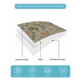 thumbnail image 5 of Vintage Spring Floral King Size Down Alternative Comforter, Lightweight Comforter Quilt Bedding Set with Pillow Shams Farmhouse Flowers Green Vintage All Seasons Bed Comforter Duvet Insert 96"x106", 5 of 7