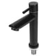 thumbnail image 1 of G1/2" Stainless Steel Single Cold Water Faucet for Sink, Black, Straight Type (No Tube), 1 of 4