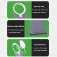 thumbnail image 5 of Portable Desktop Anti Slip Aluminium Alloy for MagSafe Charger Stand Folding Tablet Bracket Mobile Phone Holder GREY, 5 of 8