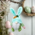 thumbnail image 6 of Byujiro Easter Bunny Gnome Dwarf Doll Desktop Hanging Decoration Spring Holiday Shelf Elf for Mantel Display, Easter Basket Stuffers & Party Decorations, 6 of 6