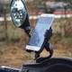 thumbnail image 3 of Soporte para teléfono de coche eléctrico con clip ajustable y rotación de 360 grados para espejo retrovisor de motocicleta, accesorio para teléfono móvil, 3 of 8