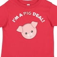 thumbnail image 4 of Inktastic I'm a Pig Deal Cute Pig Pun Boys or Girls Toddler T-Shirt, 4 of 5