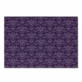 thumbnail image 1 of Eggplant Cutting Board, Damask Pattern with Symmetrical Abstract Leaves and Swirls Forming Unified Look, Decorative Tempered Glass Cutting and Serving Board, Small Size, Purple Lilac, by Ambesonne, 1 of 1