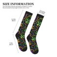 thumbnail image 4 of Pofeuu Mardi Gras6 Print Compression Socks for Women & Men Circulation - Best Support for Nurses,Running,Athletic,Sports, 4 of 7