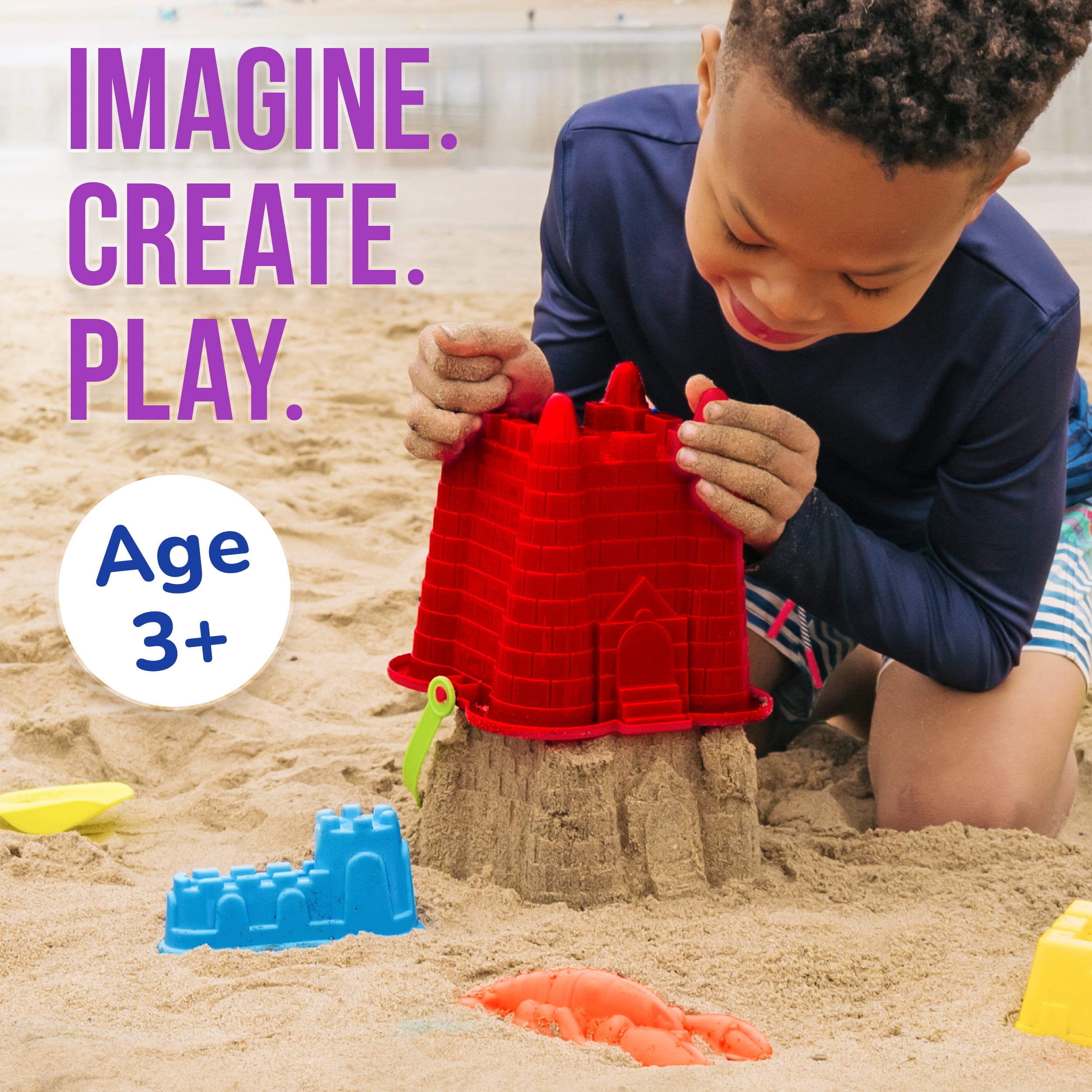 Click N Play 13 Piece Castle Mold beach toy Set 