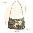 thumbnail image 3 of FORMRS Womens Shoulder Bag with Chain Strap Clutch Purse Cute Tote Handbag, Floral Garden, 3 of 7