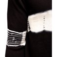 thumbnail image 5 of X RAY JEANS Mens Tie Dye Crewneck Sweater, Black/White, S, 5 of 6
