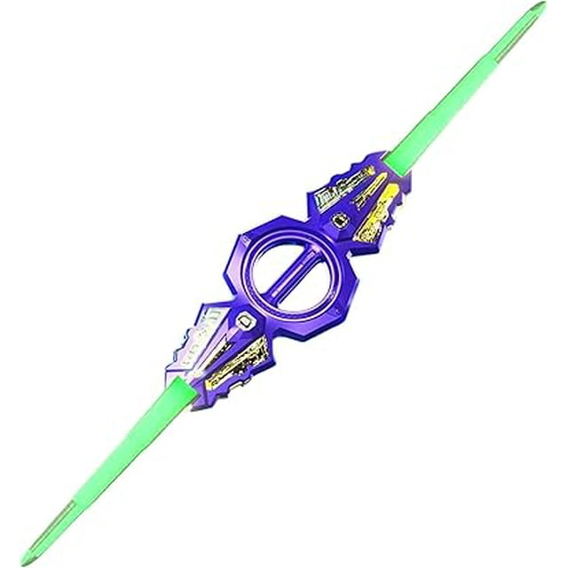 Rechargeable LED Saber – Extendable Sound Activated Toy, Color Changing Glow Stick, Fantasy Cosplay Swordd | Boys and Girls(Light Years Purple)