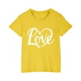 thumbnail image 2 of QTOCIO Toddler Girl Clothes, Summer Girls Shirts, Toddler Kids Boys Girls Halloween Print T-shirt Fashion Cute Round Neck Print Short Sleeve Top, Yellow, 9 Years, 2 of 4