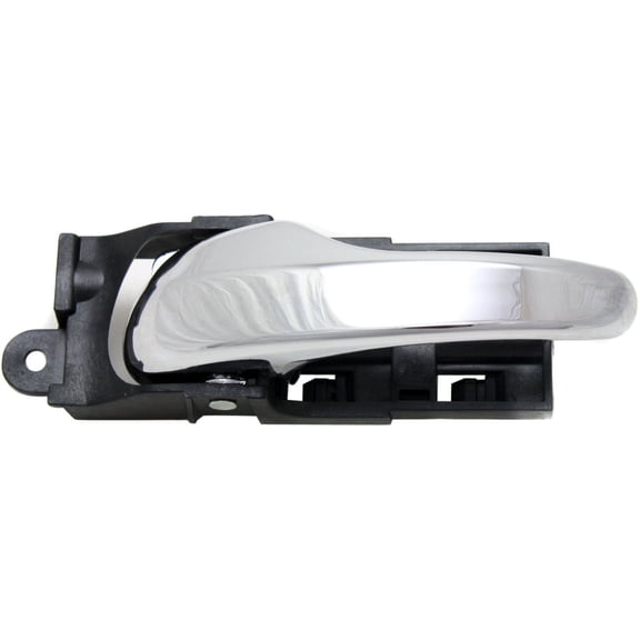 Interior Door Handle Compatible with 1999-2003 Ford F-150 Front, Driver Side 4-Door, Extended Cab Pickup, For Models With Power Door Locks Chrome