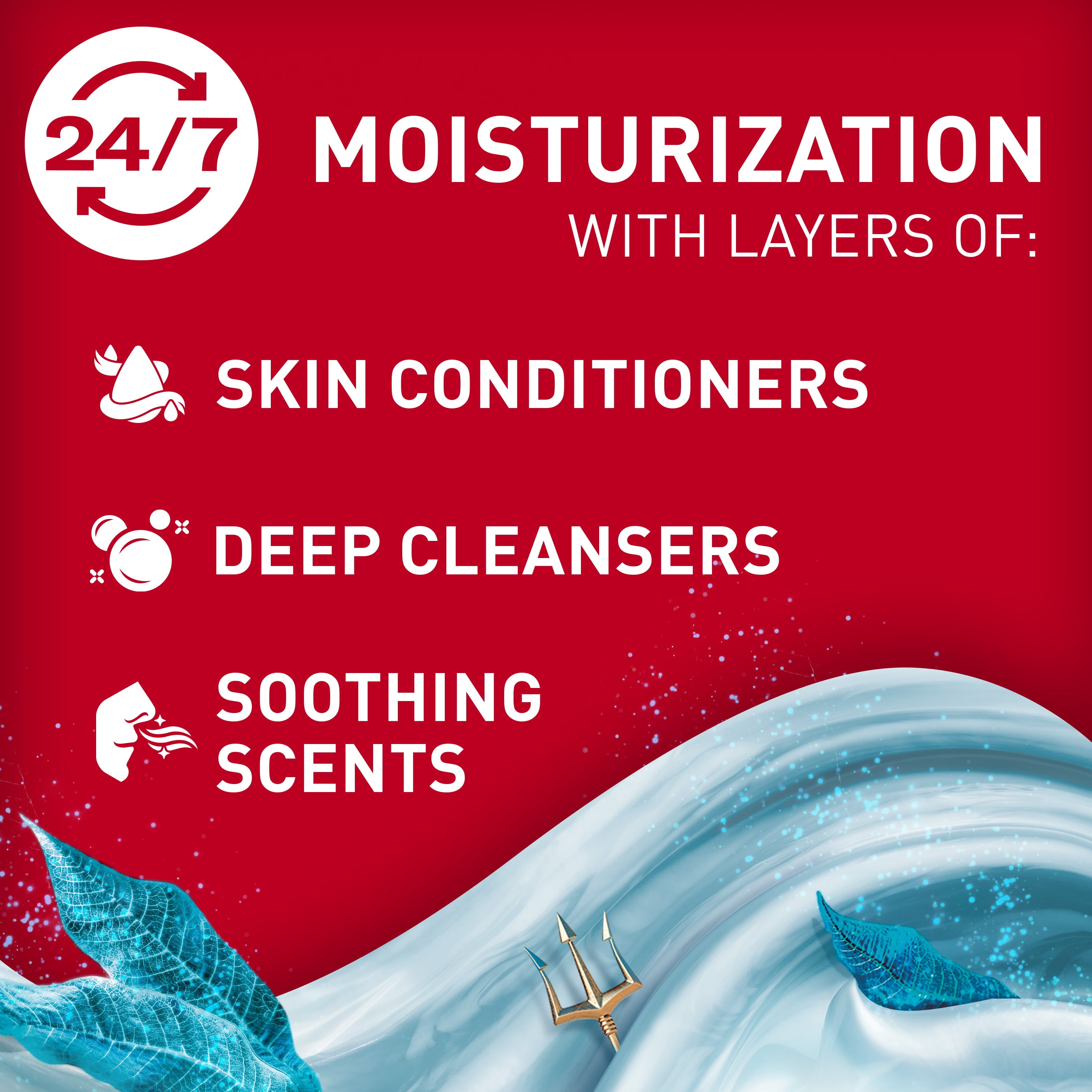 (4 pack) Old Spice Super Hydration Men's Deep Sea Body Wash 24/7 Renewing Moisture 20g