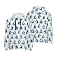 thumbnail image 6 of Bingfone Skiing Penguin Funny Men's Drawstring Hoodie Long Sleeve Pocket Sweatshirts-Medium, 6 of 6