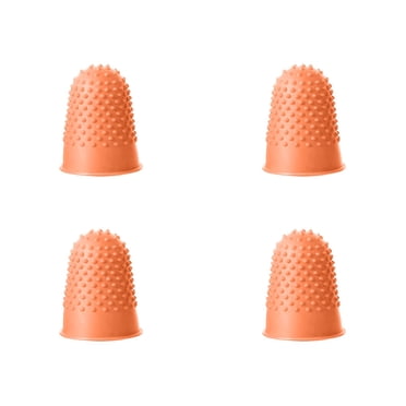 Rubber Fingers Tip Pads Grips For Counting Collating Writing Sorting Task Hot Glue And Sport Games Thick Reusable Protector Assorted Sizes Finger