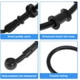 thumbnail image 5 of Unique Bargains 50cm Motorcycle Brake Clutch Oil Hose Line Screws Washers Motorcycle Hydraulic Brake Line for Motorcycles Dirt bikes ATV Black, 5 of 6