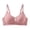 07-Pink, variant on Yutgune Bras For Women Jelly Wireless Push Up Bralette Cutout V Neck No Underwire Comfortable Support Bra