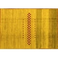 thumbnail image 1 of Ahgly Company Indoor Rectangle Abstract Yellow Modern Area Rugs, 2' x 3', 1 of 4