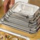 thumbnail image 3 of 20 piezas de caja de hojalata para freidora de aire a prueba de aceite para horno, cesta de vapor desechable, caja de papel de aluminio antiadherente, bandeja para herramientas de cocina, bandeja pa, 3 of 5