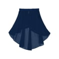 thumbnail image 4 of Sxiwei Girls High-Low Ballet Dance Skirts Lyrical Modern Ballroom Contemporary Costume Navy Blue 12, 4 of 5