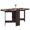 Distressed Brown, variant on HOMCOM Foldable Dining Table, Oval Drop Leaf Table for Kitchen, Dining Room