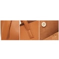 thumbnail image 4 of Colisha Women Large Tote Leather Bag with Tassel PU Leather Shoulder Handbags Big Capacity Fashion Ladies Purses Satchel Messenger Bags - Brown, 4 of 9