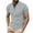 Gray, variant on ZRGHAOYLQ Henley Business Casual Shirts for Men Plus Size Short Sleeve Button Up Shirt Big and Tall Collared Pullover with Chest Pockets Slim Fit Muscle Tshirts