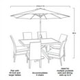 thumbnail image 4 of Better Homes & Gardens 9' Cabana Stripe Patio Umbrella, Crank Lift and 3 Position Tilt, 4 of 5
