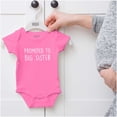 thumbnail image 5 of Promoted Big Sister Expecting Sibling Bodysuit Jumper Girls Infant Baby Brisco Brands NB, 5 of 6
