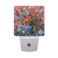 thumbnail image 6 of Yayeee LED Plug in Night Light for The Home with Auto Dusk to Dawn Light Sensors, 2 Pack, Orange Vibrant Flowers, 6 of 6