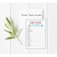 thumbnail image 4 of Inkdotpot Set Of 50 Baby ShowerWord ScrambleGame Cards Its A Boy Its A Girl Gender Reveal Party Supplies-Fun Baby Shower Game Favors, 4 of 6
