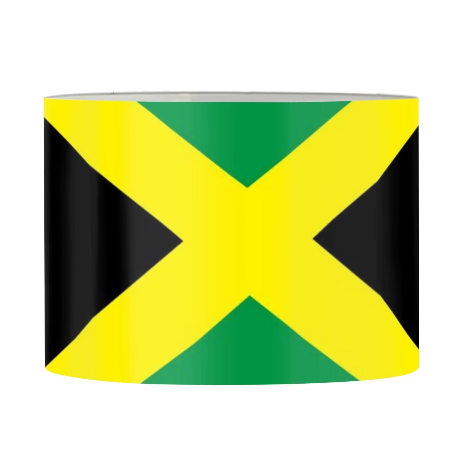 NETILGEN Drum Lampshade Jamaican Flag Cylinder Lampshades for Kids Room