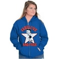 thumbnail image 3 of Betty Boop Cartoon Fabulous and Free Zip Hoodie Sweatshirt Women Brisco Brands M, 3 of 5