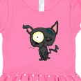 thumbnail image 3 of Inktastic Goth Animals Pets Black Cat Girls Toddler Dress, 3 of 4