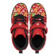 thumbnail image 3 of CHAQLIN Christmas Shoes for Girls Gingerbread Candy Cane Sneakers Lightweight Mesh Walking Shoes Hook and Loop Hiking Casual Athletic Running Shoe with Single Buckle, 3 of 7